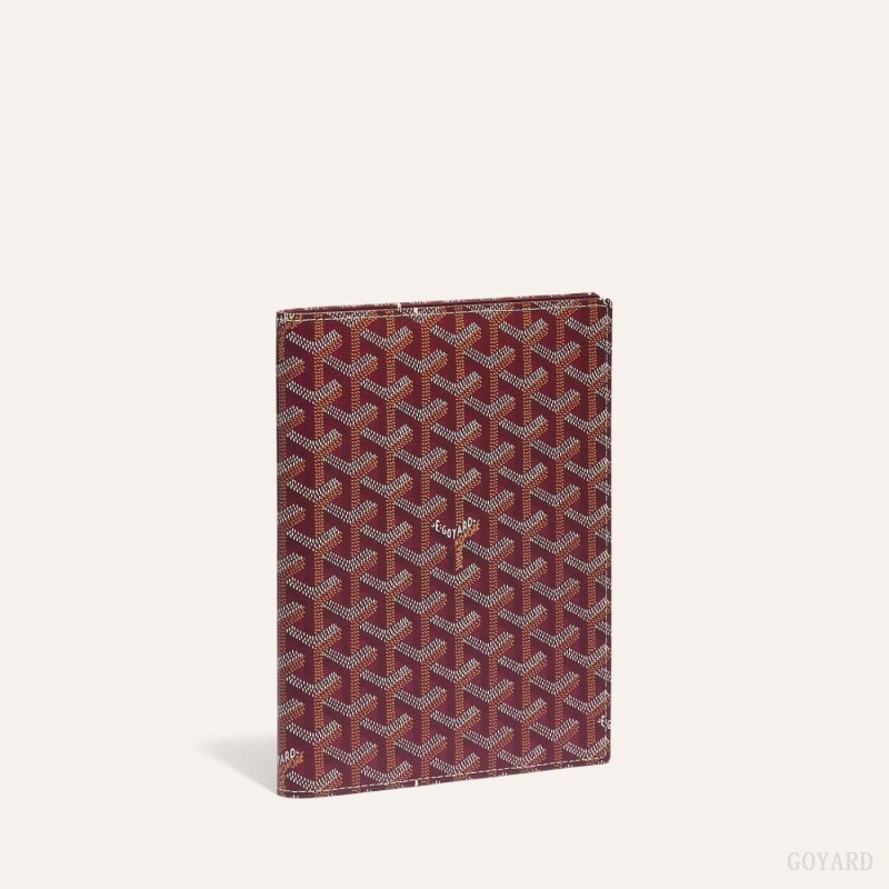 Goyard CASTIGLIONE DOCUMENT COVER Accessories Burgunder | GY-CZX7656