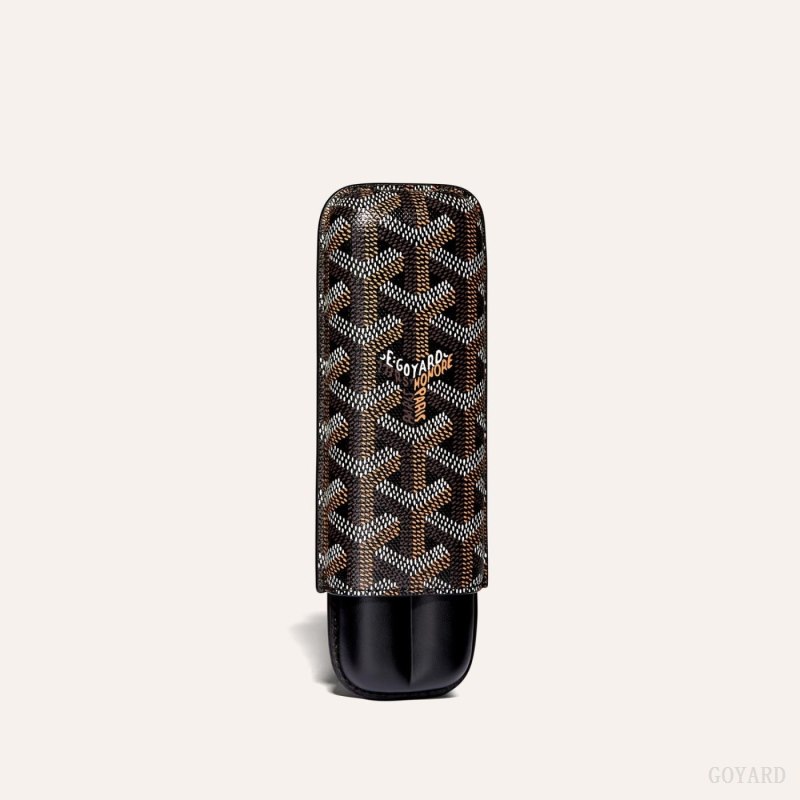 Goyard CHURCHILL 2 CIGAR CASE Accessories Svarte | GY-MUB1349