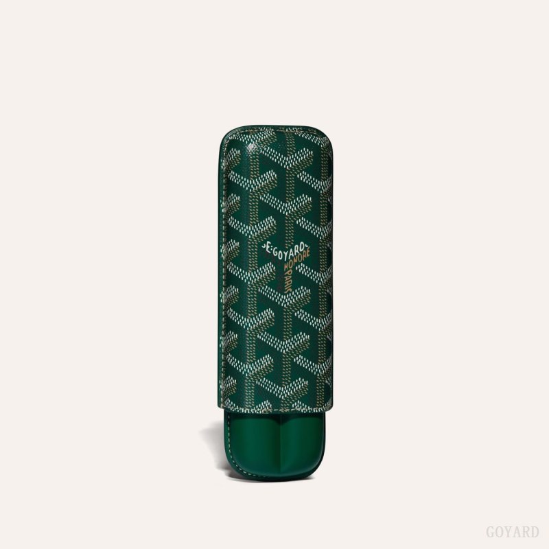Goyard CHURCHILL 2 CIGAR CASE Accessories Grønn | GY-XFH7445