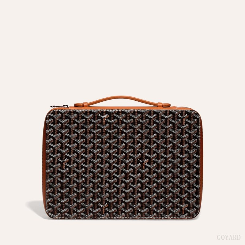 Goyard COMPAGNON UNIVERSEL A4 Accessories Svarte Brune | GY-MCK9285