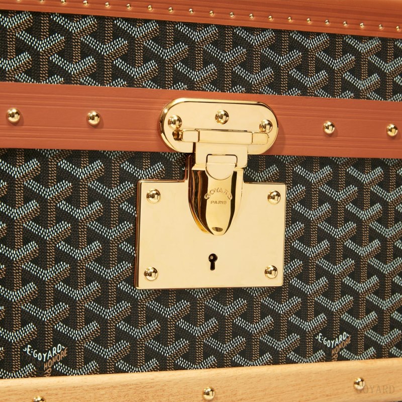 Goyard COURRIER TRUNK Koffert Svarte Brune | GY-HKR0864