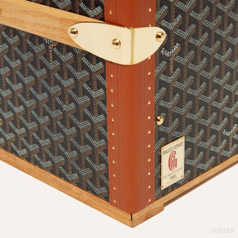 Goyard COURRIER TRUNK Koffert Svarte Brune | GY-HKR0864