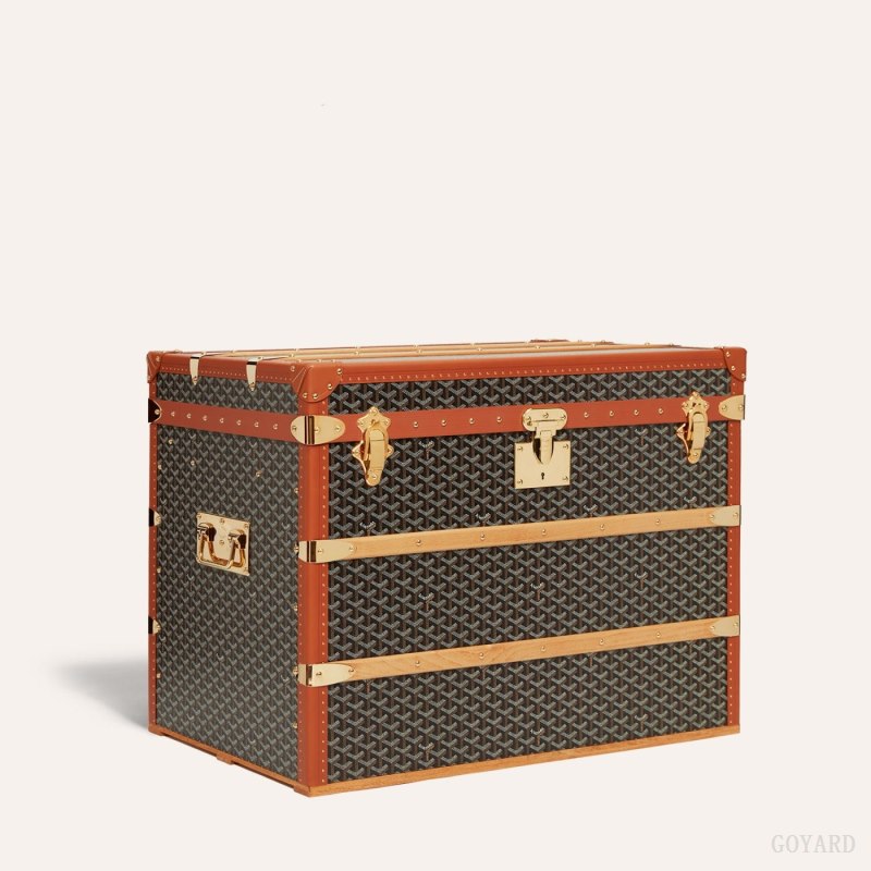 Goyard COURRIER TRUNK Koffert Svarte Brune | GY-HKR0864
