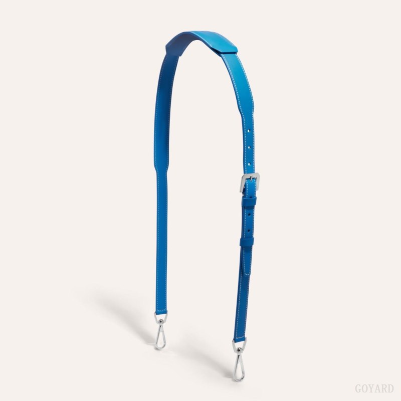 Goyard CUIR MM STRAP Veskestropp Blå | GY-DNQ1112