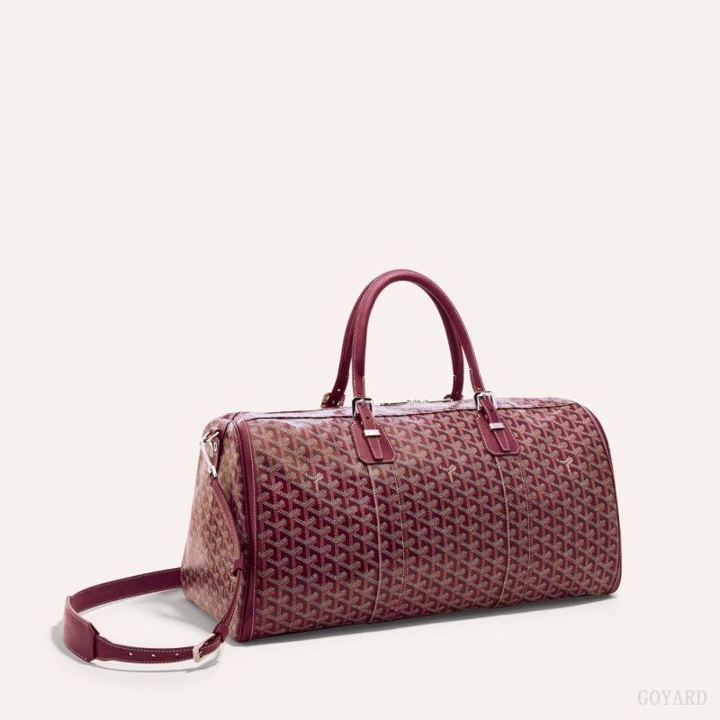 Goyard CUIR MM STRAP Veskestropp Burgunder | GY-SXO0725