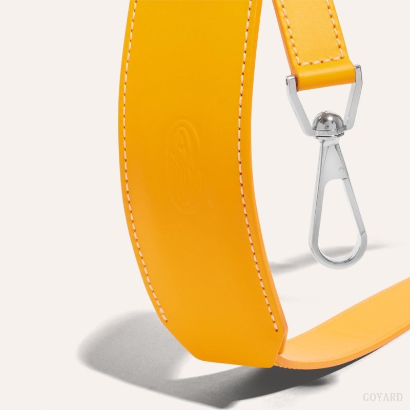 Goyard CUIR MM STRAP Veskestropp Gul | GY-SVA0393