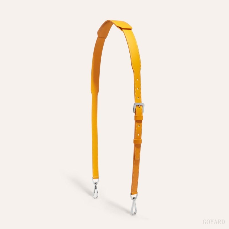 Goyard CUIR MM STRAP Veskestropp Gul | GY-SVA0393