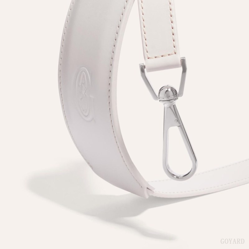 Goyard CUIR MM STRAP Veskestropp Hvite | GY-YMV0413