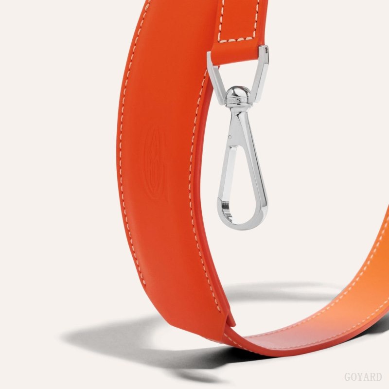 Goyard CUIR MM STRAP Veskestropp Oransje | GY-ADJ4131