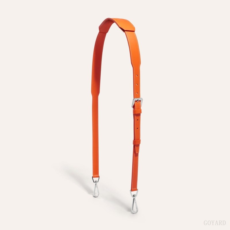 Goyard CUIR MM STRAP Veskestropp Oransje | GY-ADJ4131