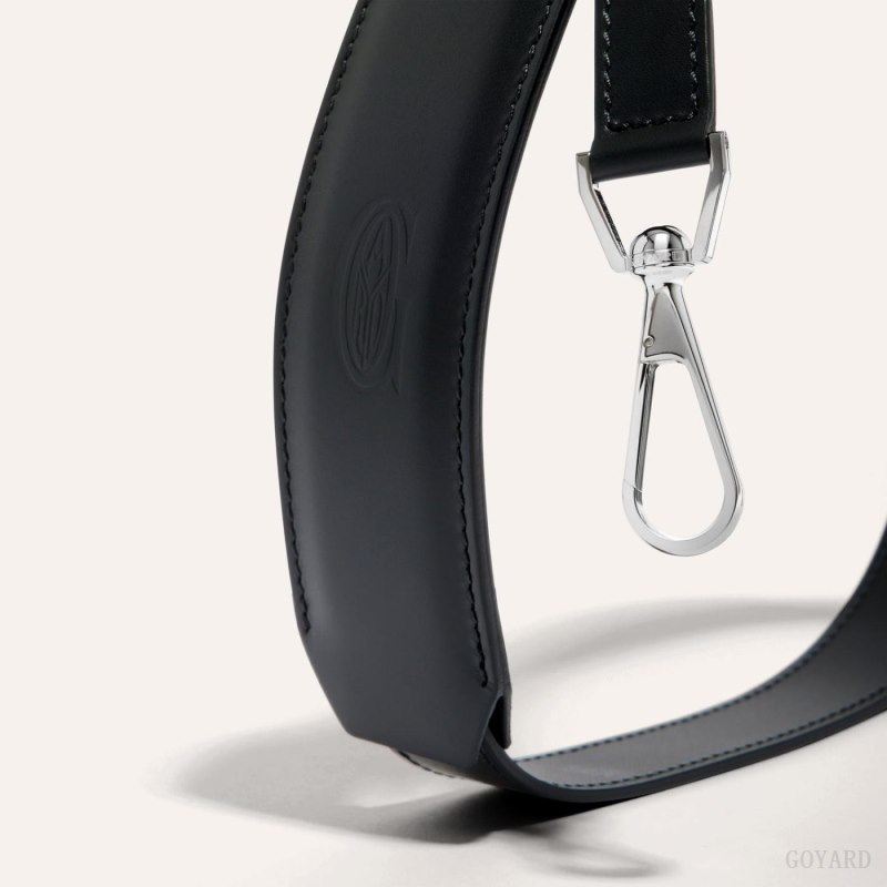Goyard CUIR MM STRAP Veskestropp Svarte | GY-VNF8648