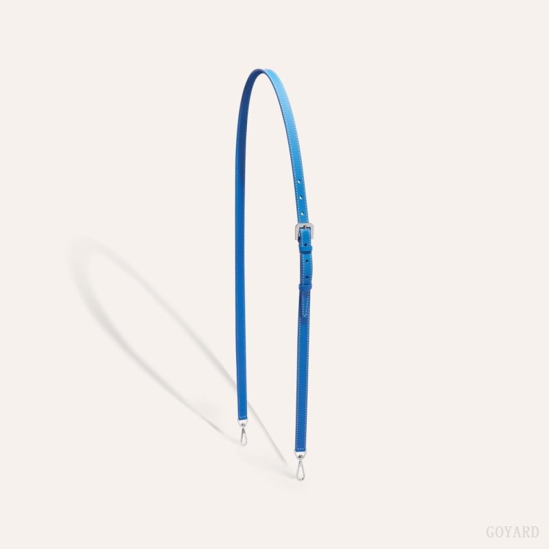 Goyard CUIR PM STRAP Veskestropp Blå | GY-FRQ7745