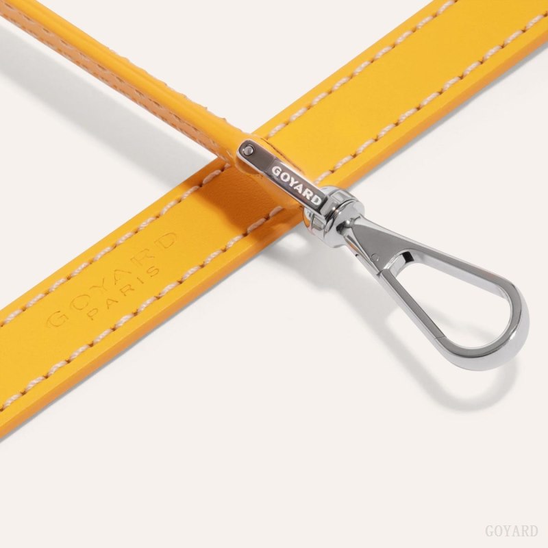 Goyard CUIR PM STRAP Veskestropp Gul | GY-FZQ9812