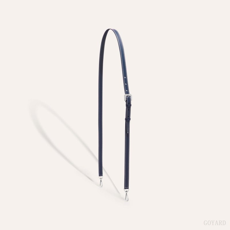 Goyard CUIR PM STRAP Veskestropp Marineblå Blå | GY-WBG7793