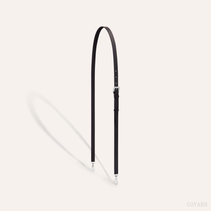 Goyard CUIR PM STRAP Veskestropp Svarte | GY-VSN1513
