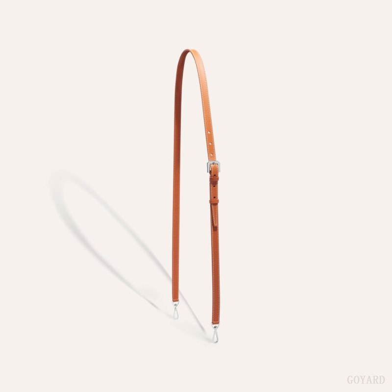 Goyard CUIR PM STRAP Veskestropp Svarte Brune | GY-NWK0941