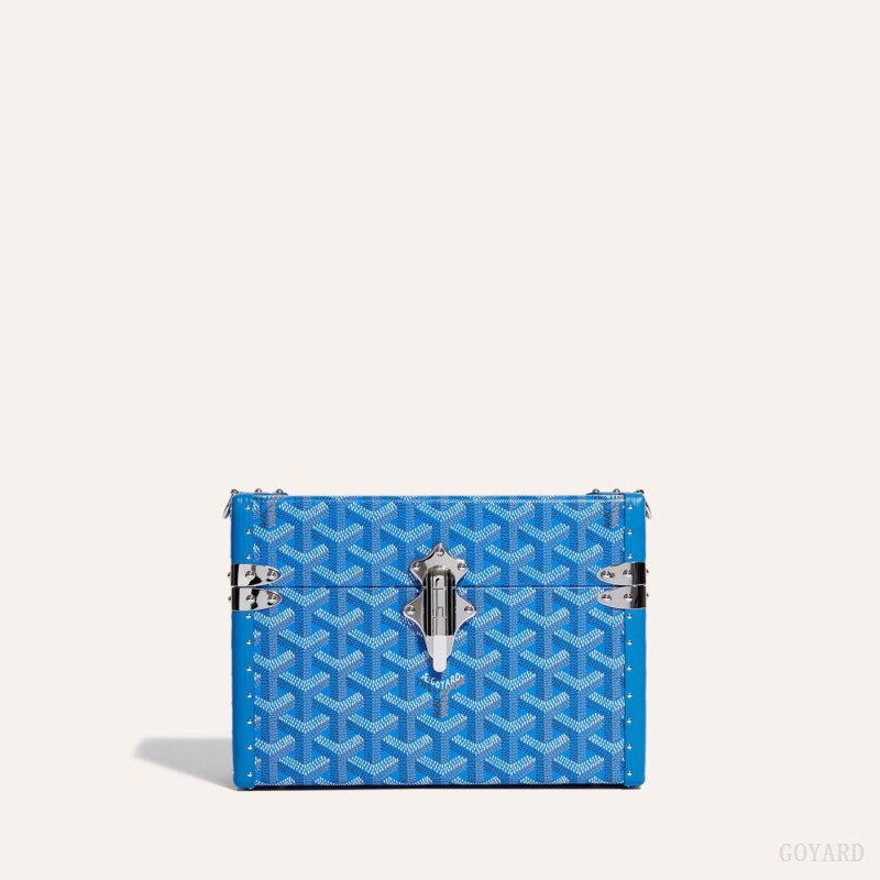 Goyard Cassette Trunk Bag Skulderveske Blå | GY-RVJ3860