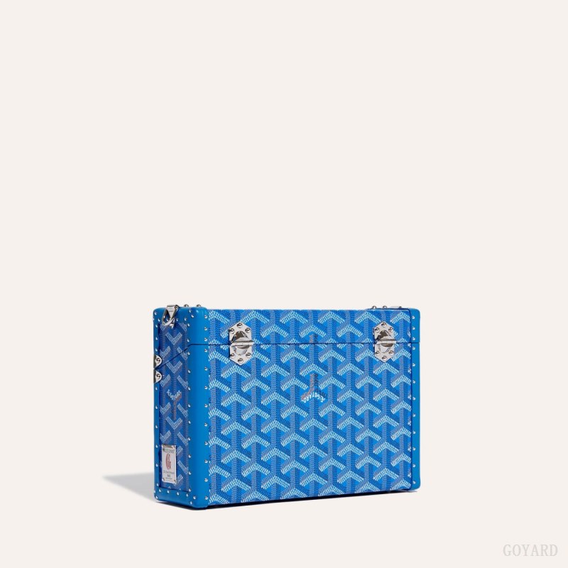 Goyard Cassette Trunk Bag Skulderveske Blå | GY-RVJ3860