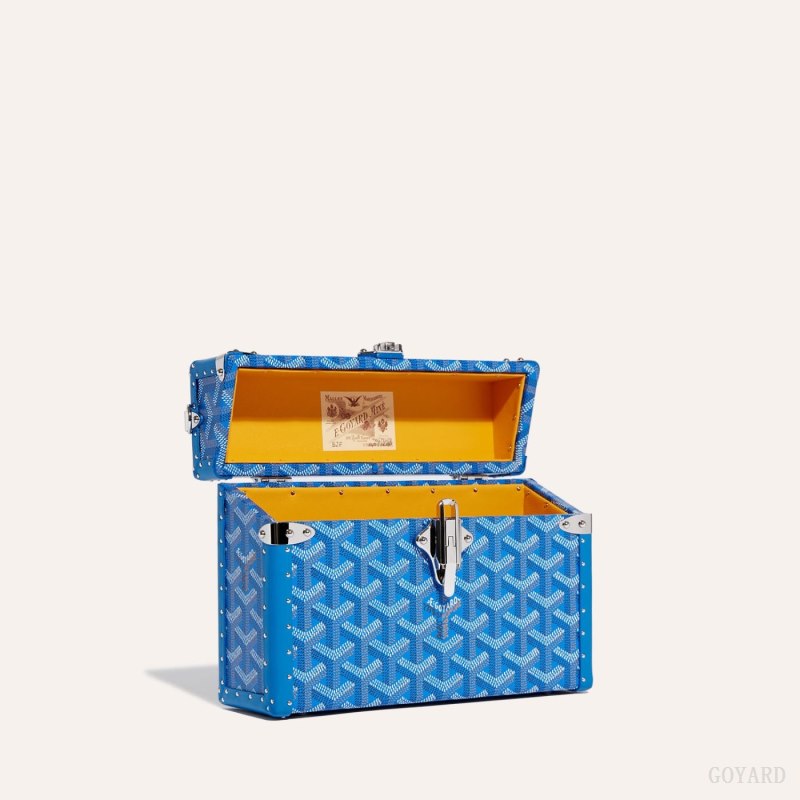 Goyard Cassette Trunk Bag Skulderveske Blå | GY-RVJ3860