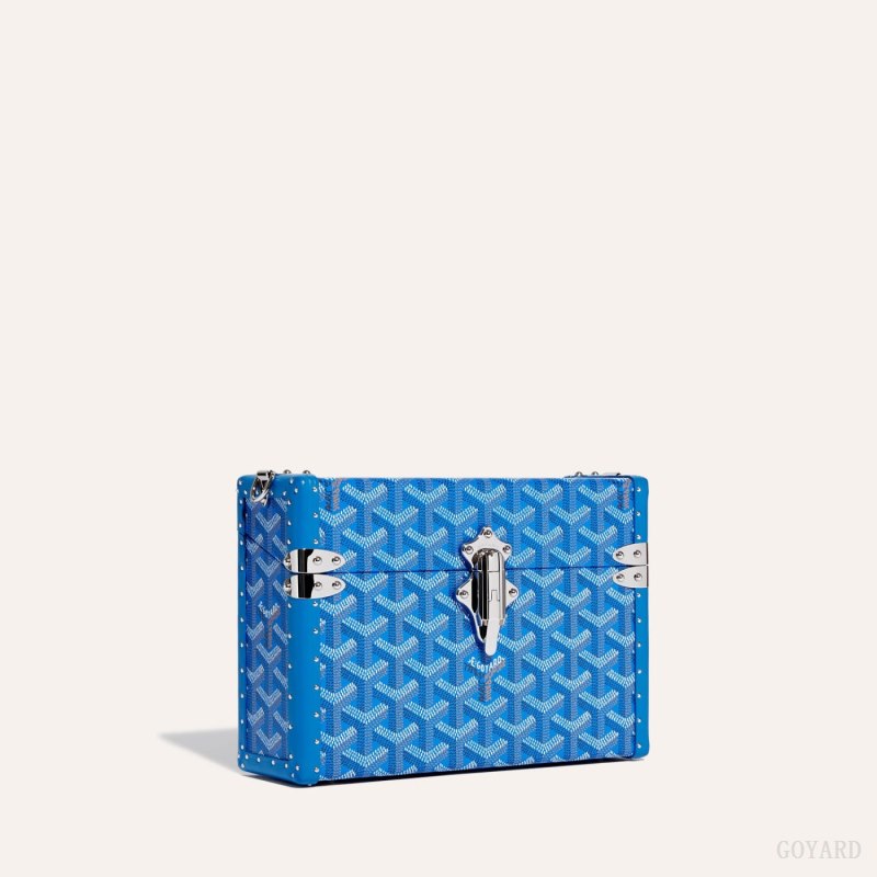 Goyard Cassette Trunk Bag Skulderveske Blå | GY-RVJ3860
