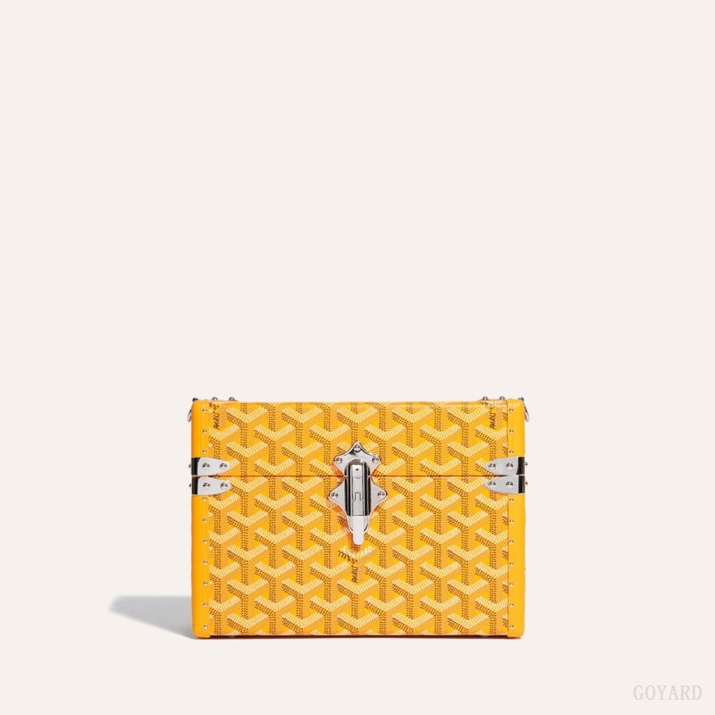 Goyard Cassette Trunk Bag Skulderveske Gul | GY-QXL0855