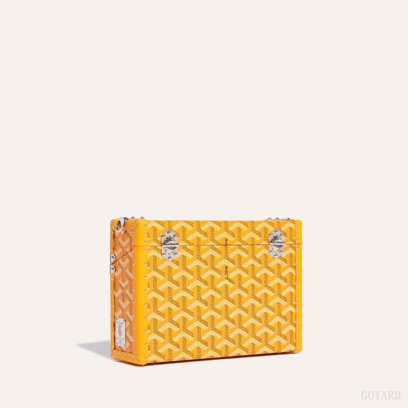 Goyard Cassette Trunk Bag Skulderveske Gul | GY-QXL0855