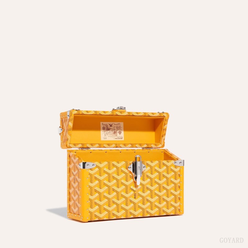 Goyard Cassette Trunk Bag Skulderveske Gul | GY-QXL0855