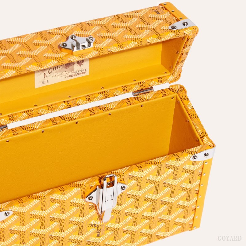 Goyard Cassette Trunk Bag Skulderveske Gul | GY-QXL0855