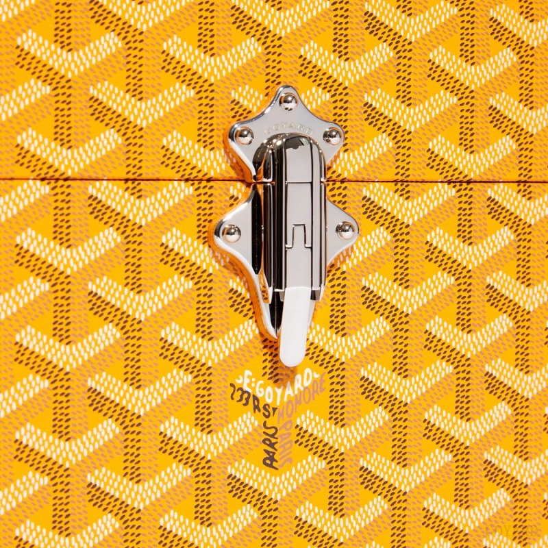 Goyard Cassette Trunk Bag Skulderveske Gul | GY-QXL0855