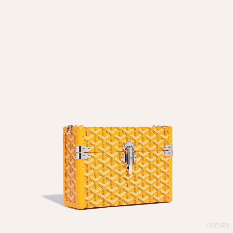 Goyard Cassette Trunk Bag Skulderveske Gul | GY-QXL0855