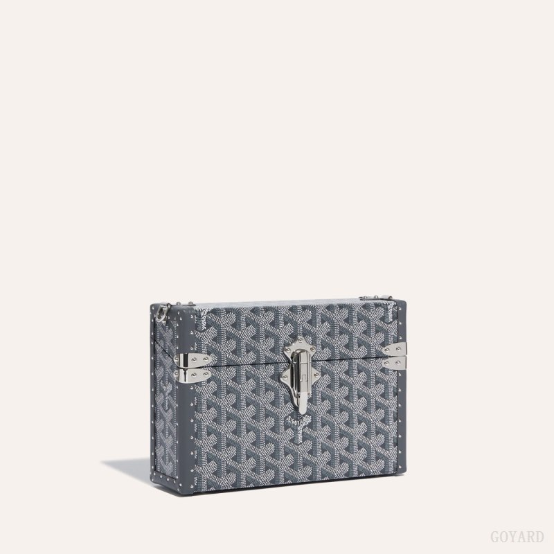 Goyard Cassette Trunk Bag Skulderveske Grå | GY-ZSA4091