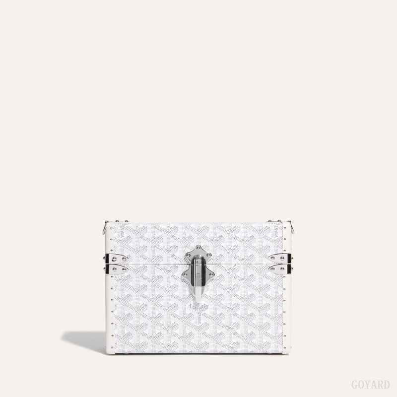 Goyard Cassette Trunk Bag Skulderveske Hvite | GY-VNG5698