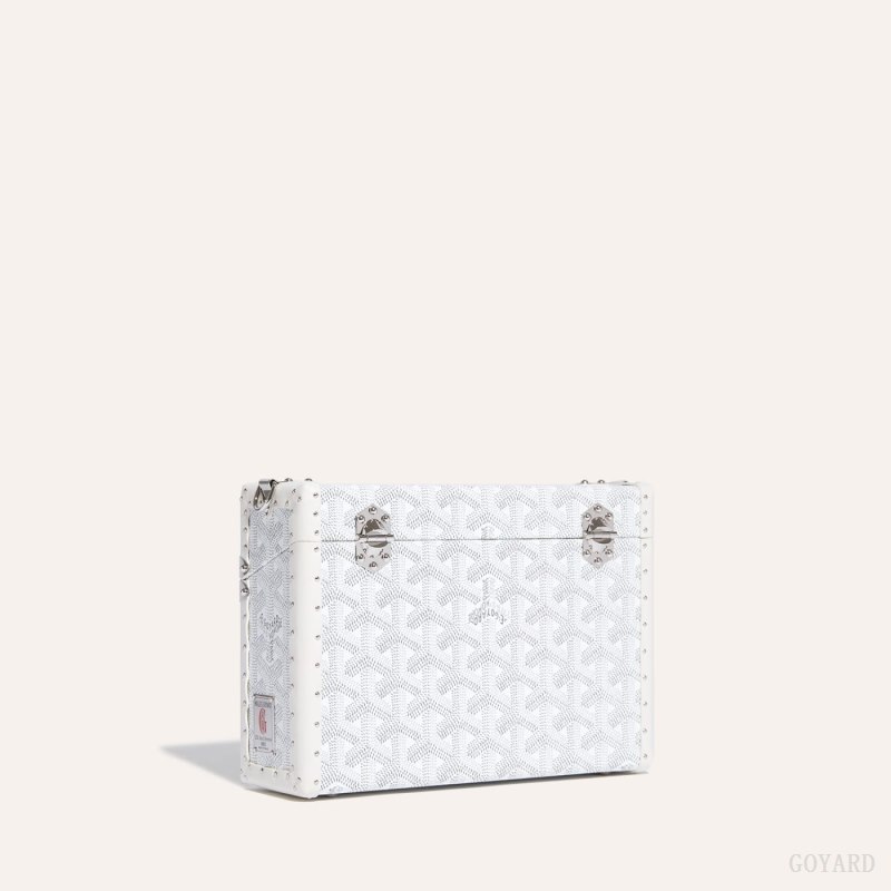 Goyard Cassette Trunk Bag Skulderveske Hvite | GY-VNG5698