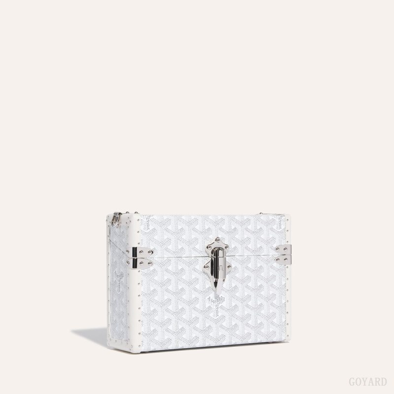 Goyard Cassette Trunk Bag Skulderveske Hvite | GY-VNG5698