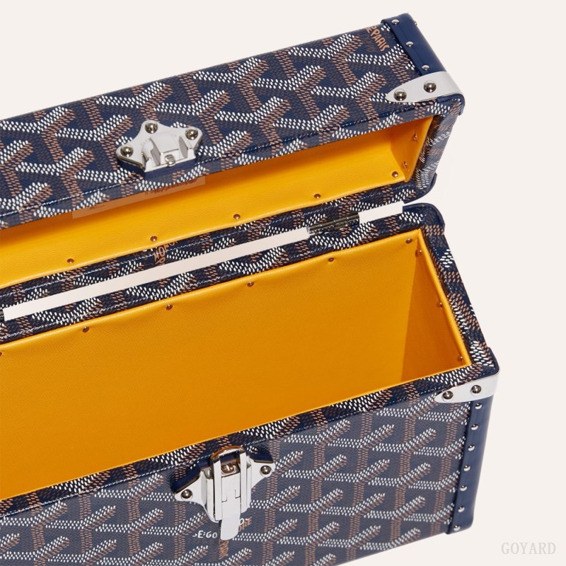 Goyard Cassette Trunk Bag Skulderveske Marineblå Blå | GY-XHE3047