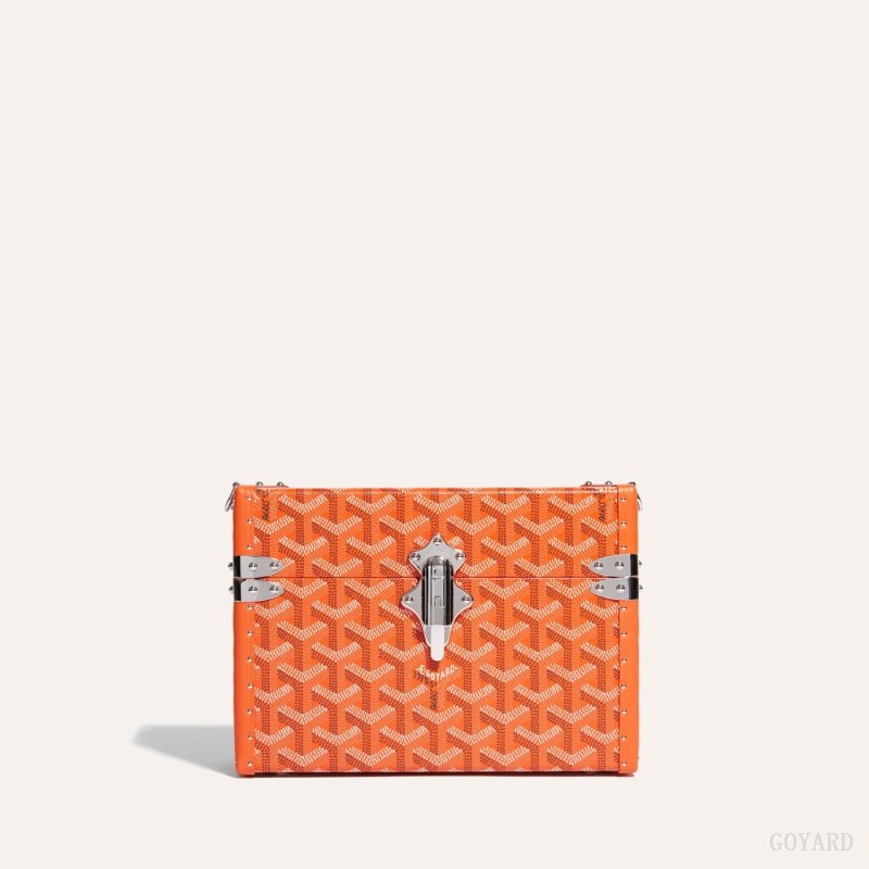 Goyard Cassette Trunk Bag Skulderveske Oransje | GY-XHL6678