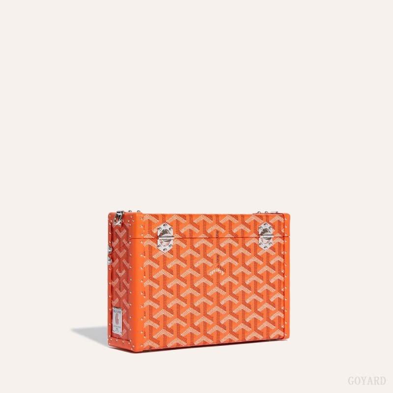 Goyard Cassette Trunk Bag Skulderveske Oransje | GY-XHL6678