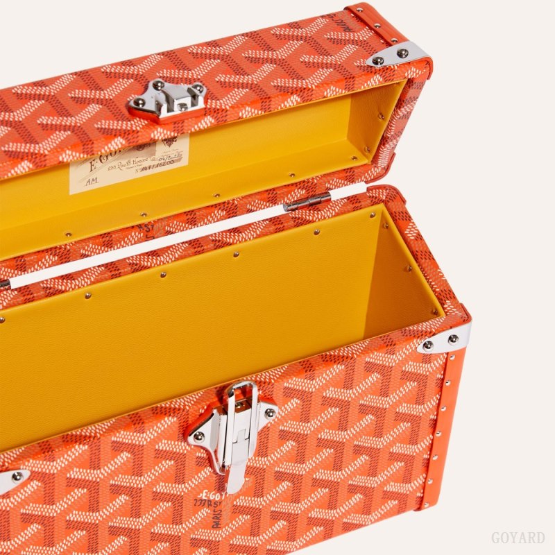 Goyard Cassette Trunk Bag Skulderveske Oransje | GY-XHL6678