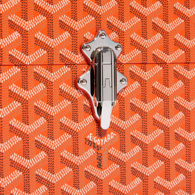 Goyard Cassette Trunk Bag Skulderveske Oransje | GY-XHL6678