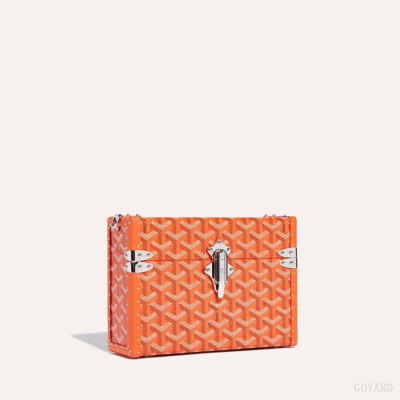 Goyard Cassette Trunk Bag Skulderveske Oransje | GY-XHL6678