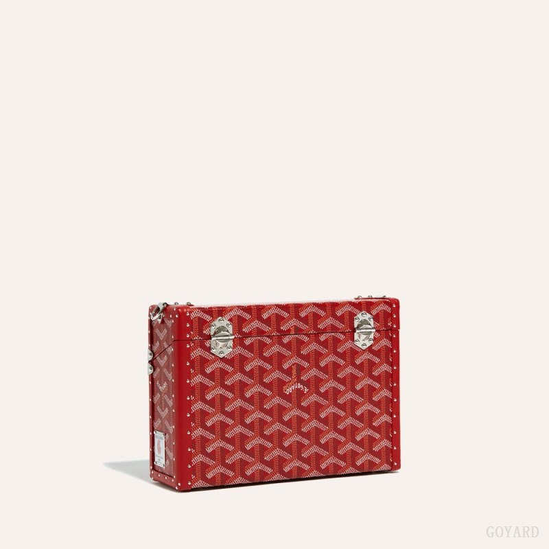Goyard Cassette Trunk Bag Skulderveske Rød | GY-NKW0704