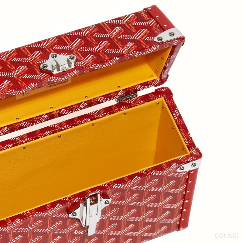 Goyard Cassette Trunk Bag Skulderveske Rød | GY-NKW0704
