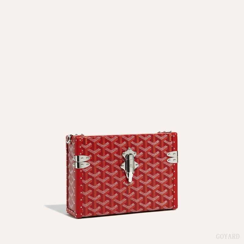 Goyard Cassette Trunk Bag Skulderveske Rød | GY-NKW0704