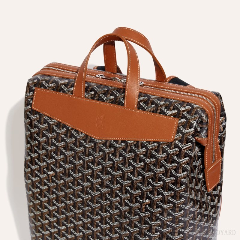 Goyard Cisalpin Backpack Ryggsekker Svarte Brune | GY-CLH2877