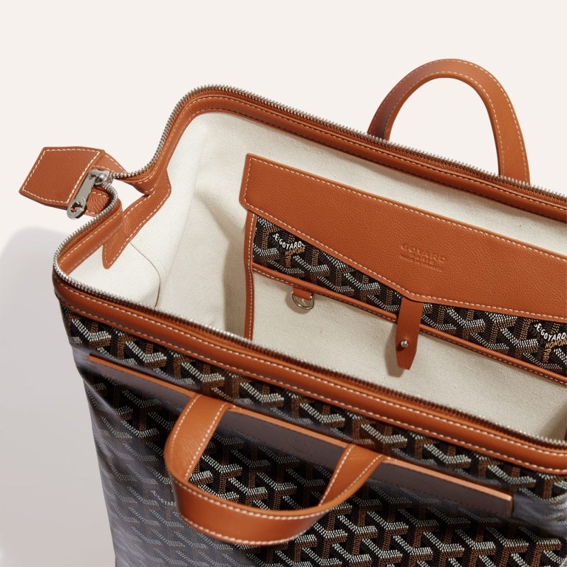 Goyard Cisalpin Backpack Ryggsekker Svarte Brune | GY-CLH2877