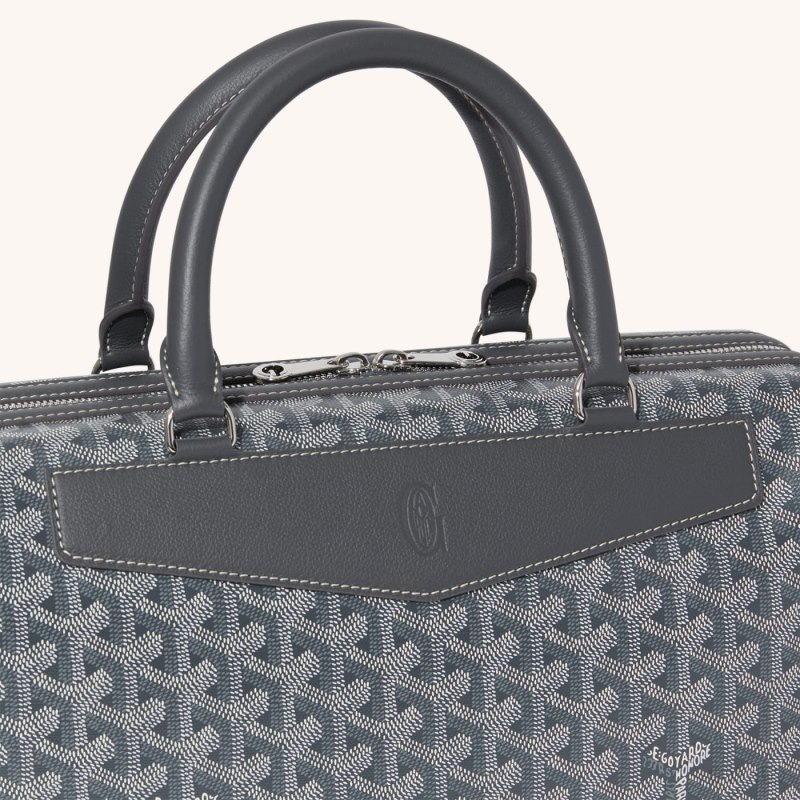 Goyard Cisalpin Document Case Vesker Grå | GY-LIX6789