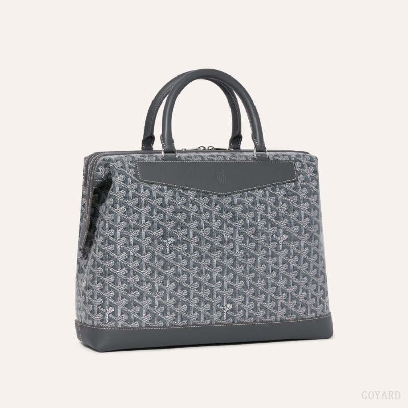 Goyard Cisalpin Document Case Vesker Grå | GY-LIX6789
