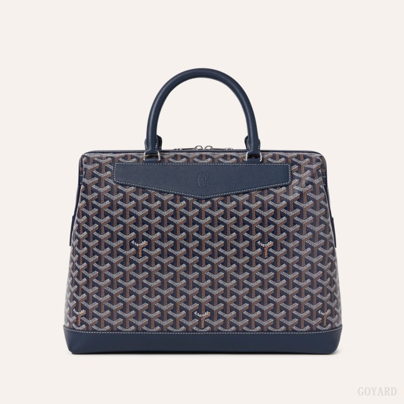 Goyard Cisalpin Document Case Vesker Marineblå Blå | GY-LMD9815