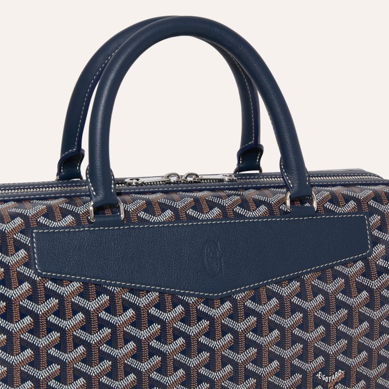 Goyard Cisalpin Document Case Vesker Marineblå Blå | GY-LMD9815