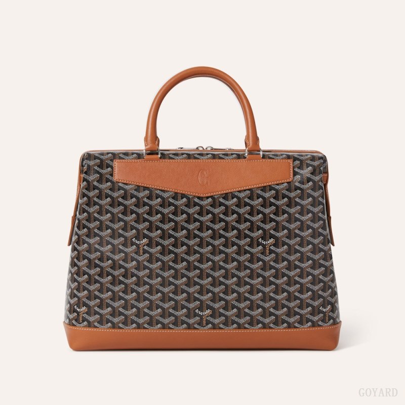 Goyard Cisalpin Document Case Vesker Svarte Brune | GY-QXA5295